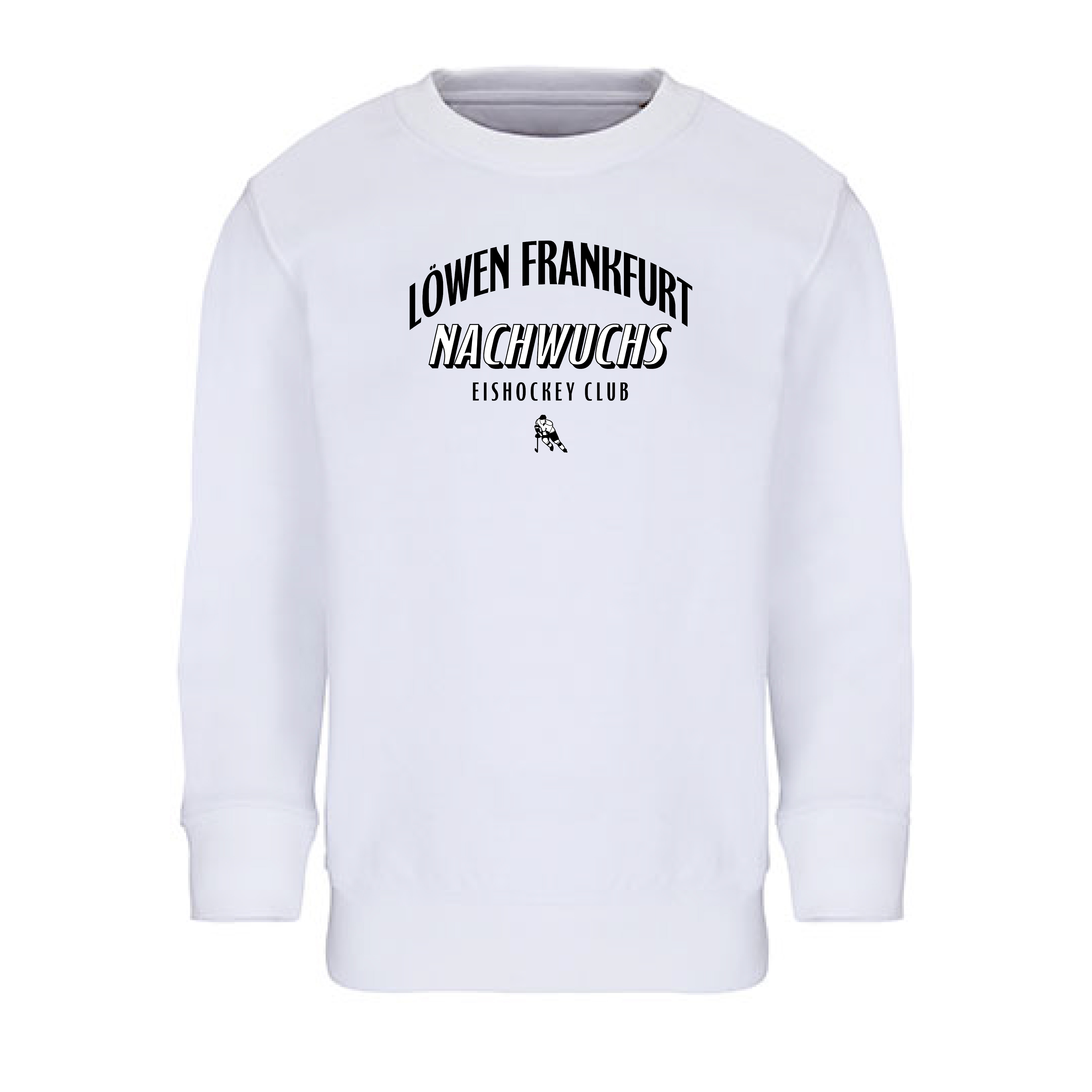 Crewneck Löwen Frankfurt Nachwuchs Eishockey Club in White, Herren/Unisex, Löwen Frankfurt Nachwuchs